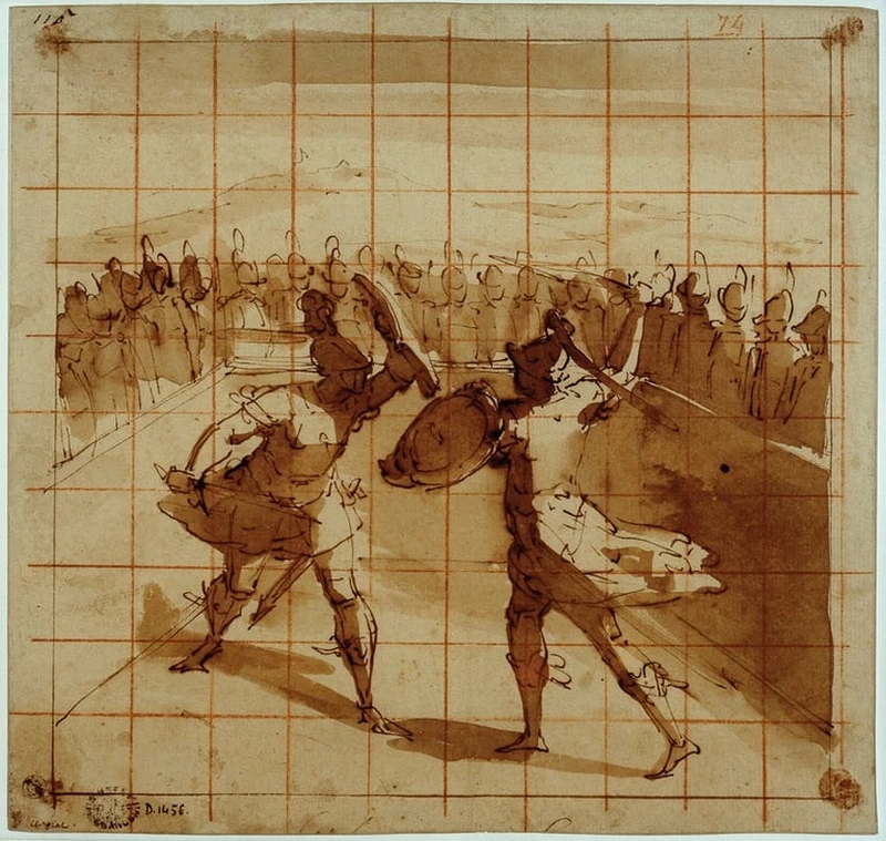Enea contro Turnus - Besançon, Musée Des Beaux, Arts Et D’archéologie